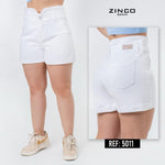 SHORT TIRO SUPER ALTO, DETALLE EN LA PRETINA REF:5011