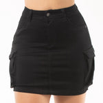NUEVA FALDA CARGO  TIRO ALTO, TELA SUPER STRECH REF:5201